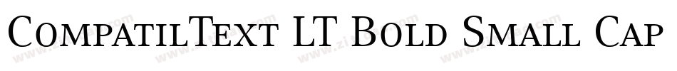 CompatilText LT Bold Small Caps字体转换